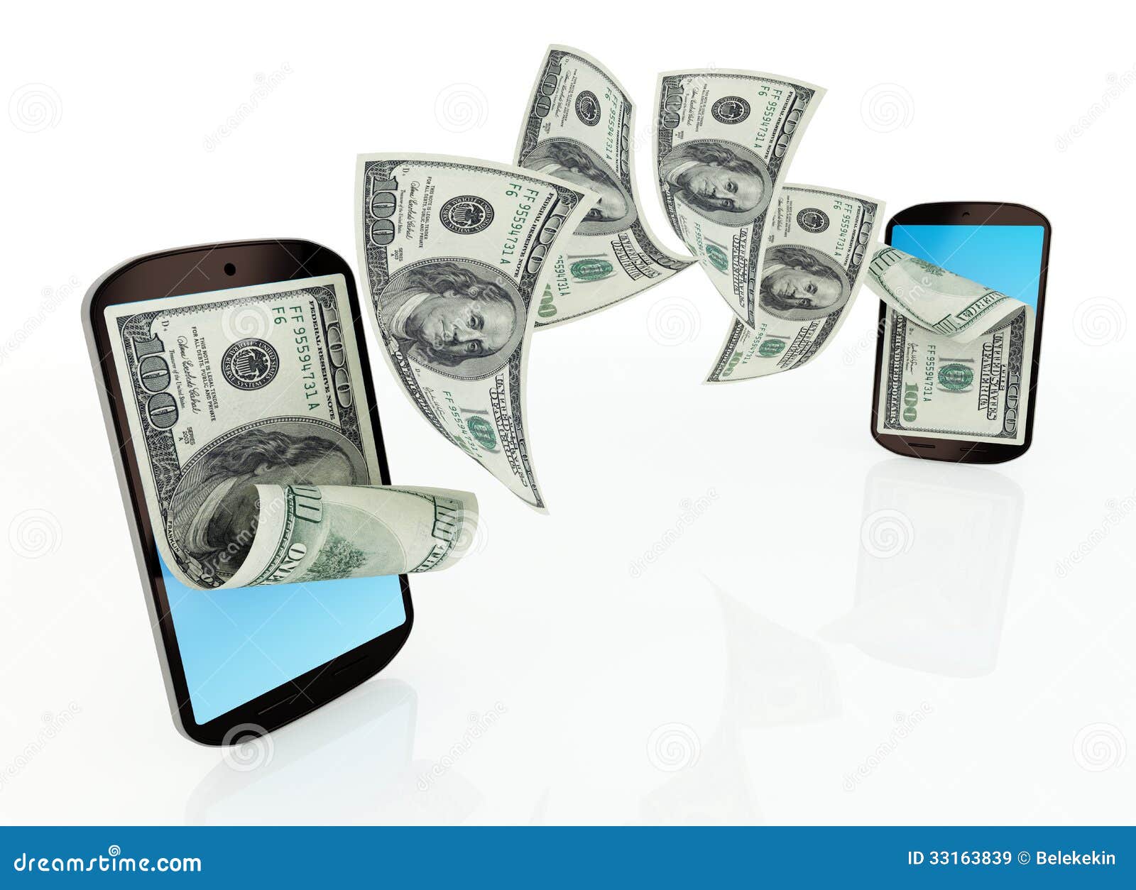 Mobile Money Transfer Stock Illustration Illustration Of - 